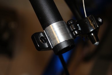 Handlebar clamp for break levers