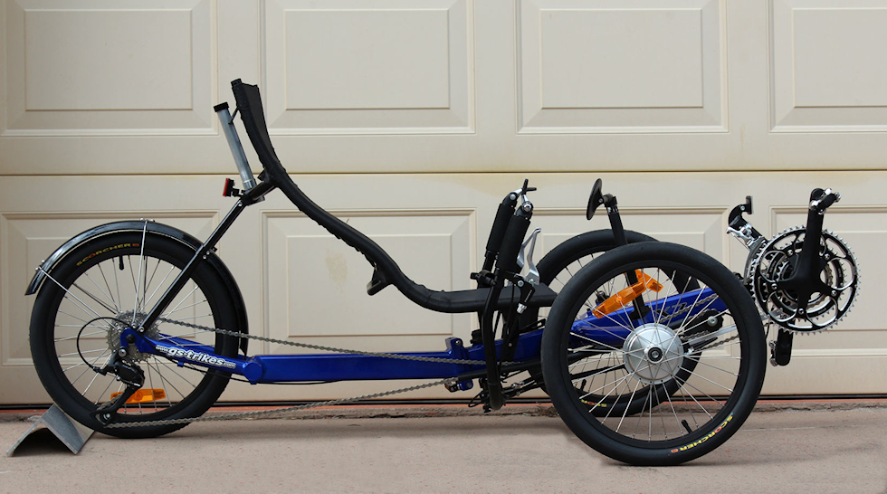 Recumbent trike, X7