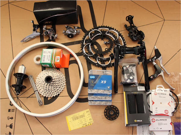 Collection of cycle parts