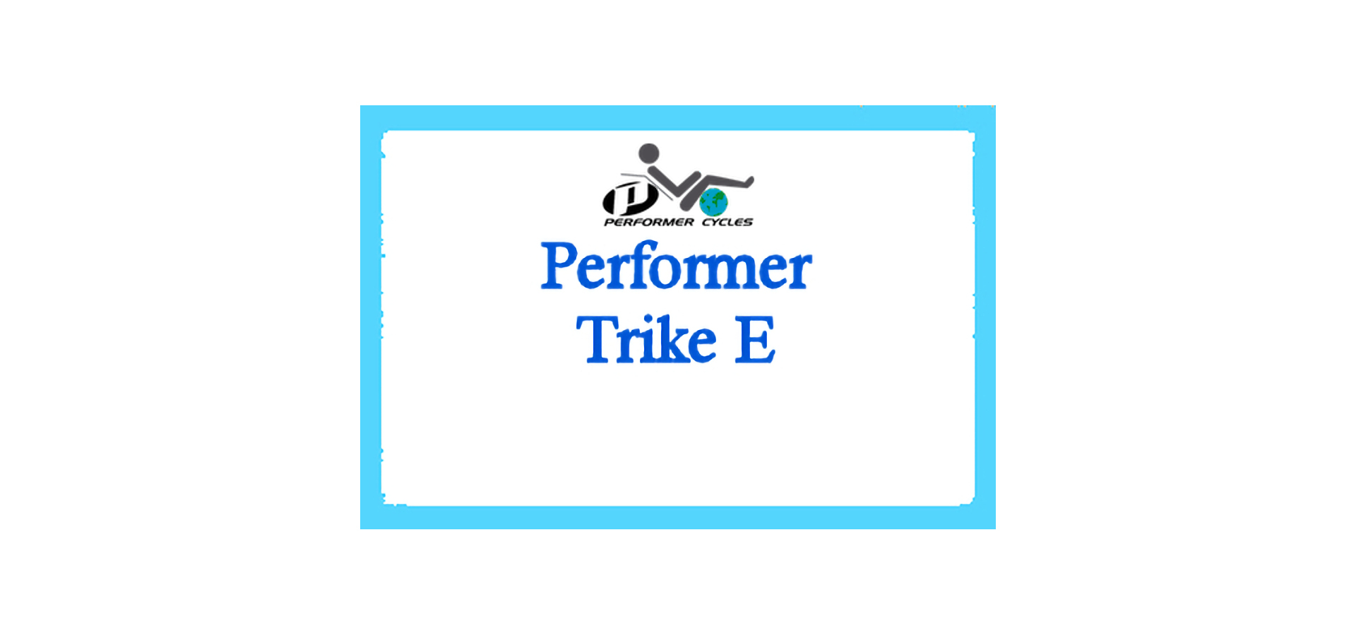 Performer trike E title page