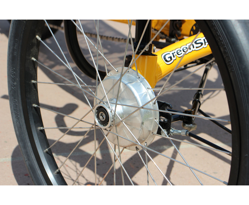 greenspeed gt20 trike front wheel