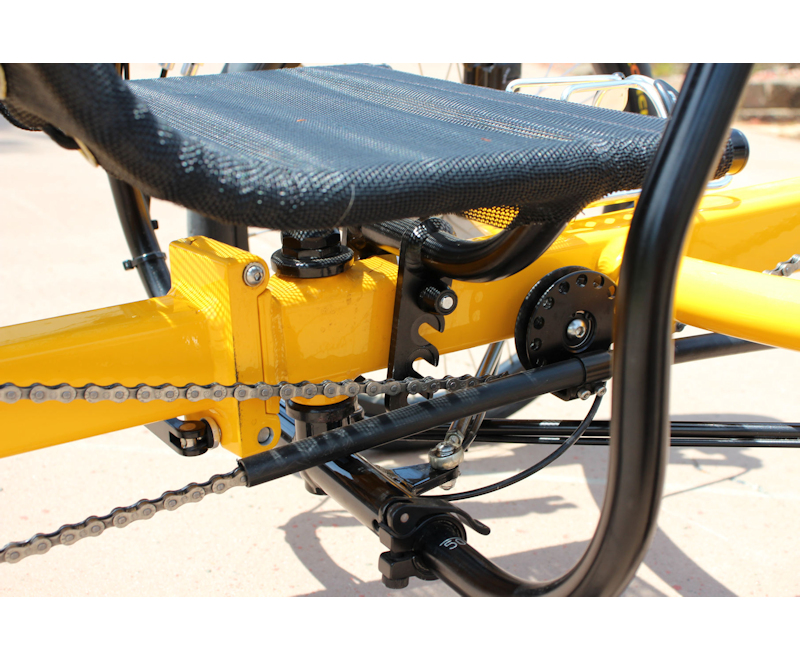 greenspeed gt20 trike underseat view
