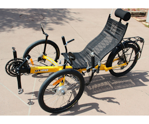 yellow greenspeed trike